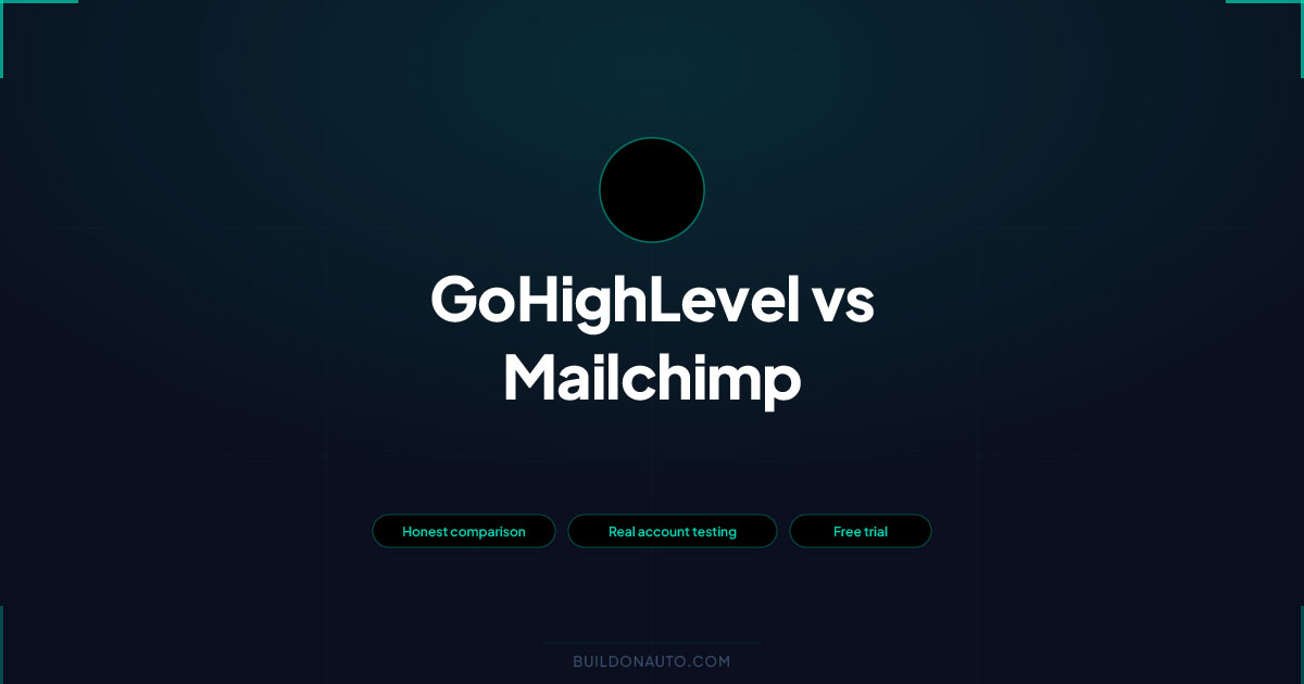 GoHighLevel vs Mailchimp: Which is Better in 2026?