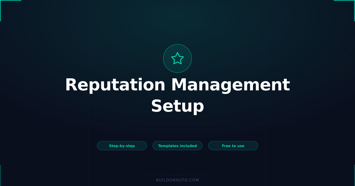 GoHighLevel Reputation Management Setup: Get More Reviews on Autopilot